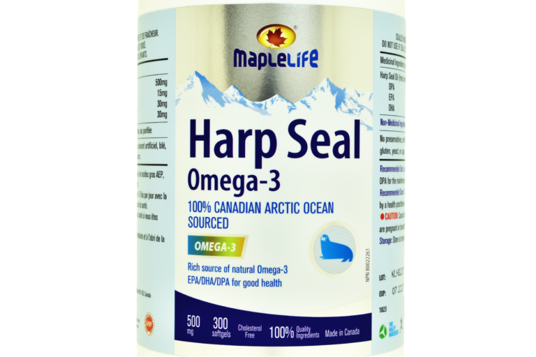 MapleLife Harp Seal Oil (500MG, 300 Sofegels) - Canadian Ginseng Farm